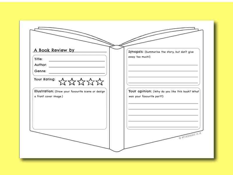 book review template