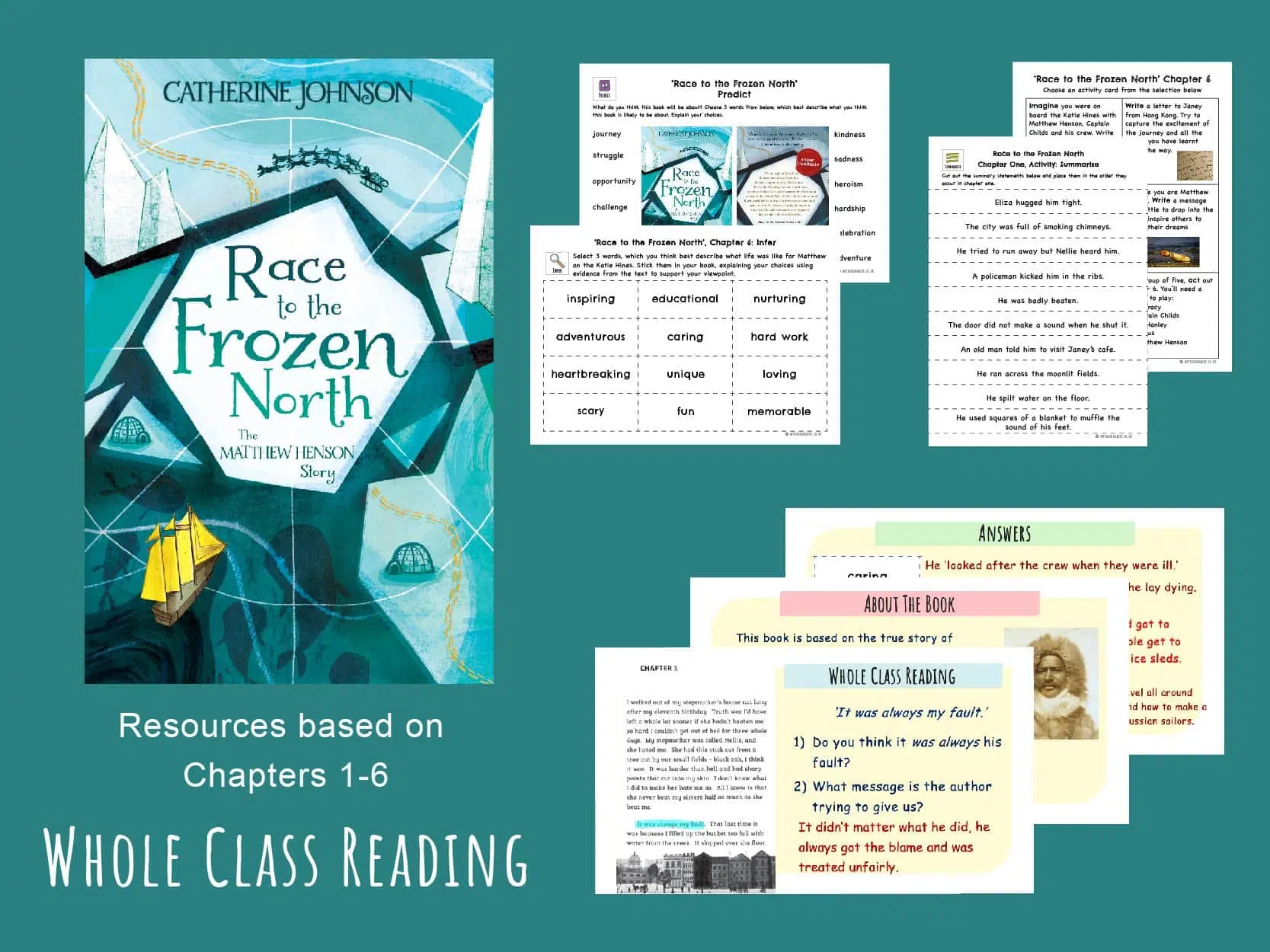 Race to the Frozen North Whole Class Reading resource